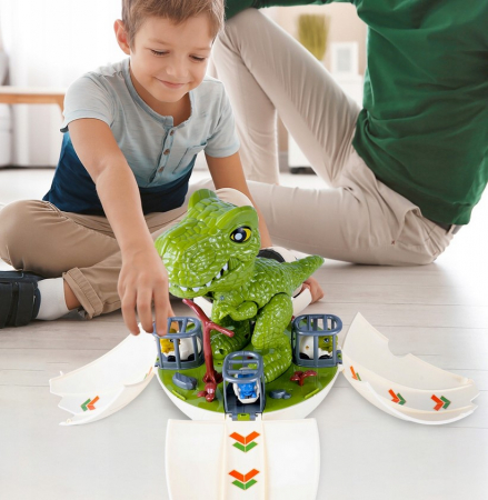 Dinozaur 2 în 1 – Lansator de vehicule [9]