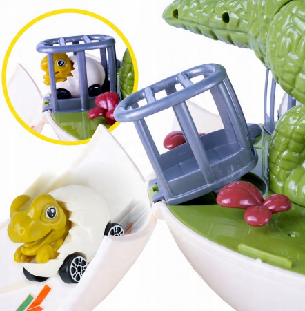 Dinozaur 2 în 1 – Lansator de vehicule [4]