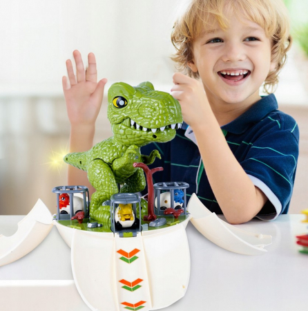 Dinozaur 2 în 1 – Lansator de vehicule [8]