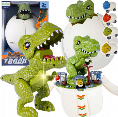 Dinozaur 2 în 1 – Lansator de vehicule [1]
