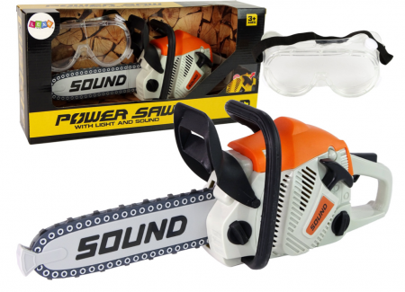 Fierăstrău cu lanț mobil + ochelari de protecție [1]