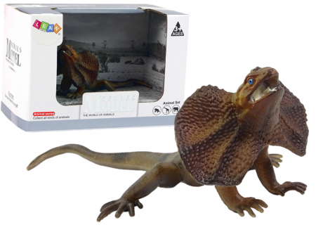 Jucarii - Figurină Colecționar Agama cu Guler – Seria „Animale ale Lumii”