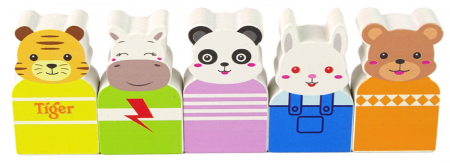 Figurine din Lemn pentru Roata Mare Rotativă [3]