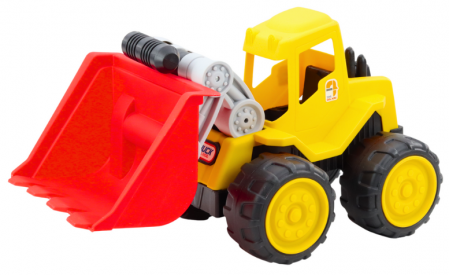 Încărcător cu Braț Posterior pentru Copii - Vehicul de Construcție cu Nisip, Galben [1]