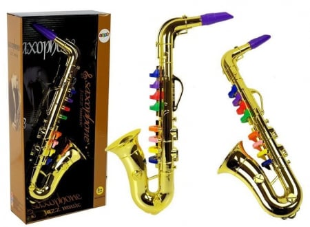 Instrumente muzicale - Instrument Jucărie – Saxofon Auriu