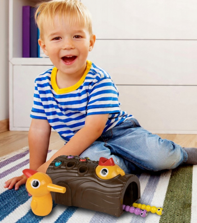 Joc arcade magnetic – „Ciocănitoarea și viermişorii” [4]