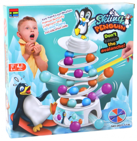 Joc Arcade Turn de Slide cu Bile și Pinguin [2]