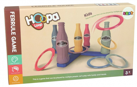 Joc de îndemânare – Aruncarea inelelor pe sticle cu punctaj [4]