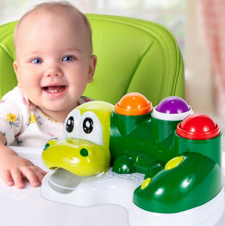 Joc interactiv Dinozaur Crocodil cu ciocan – lumini și sunete [5]