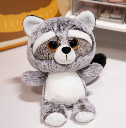 Jucărie de pluș raton cu ochi mari 22 cm [2]