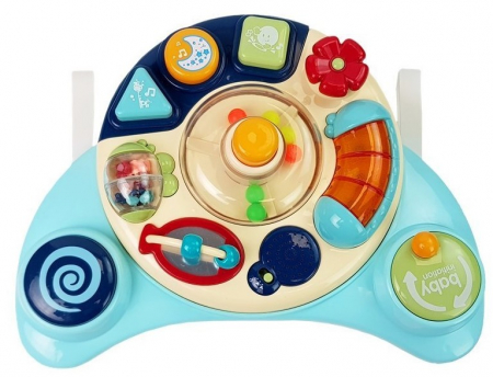 Jucărie Interactivă pentru Bebe – Panou Muzical cu Animale, Albastru [1]