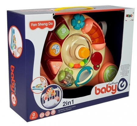 Jucărie Interactivă pentru Bebe - Panou Muzical cu Animale, Roz [3]