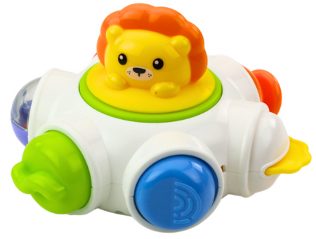 Jucărie interactivă pentru copii mici UFO cu leu și crocodil [1]