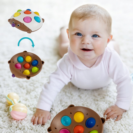 Jucărie senzorială antistres – Arici colorat Pop It [3]