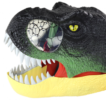 Mască Dinozaur cu Bandă Reglabilă, Lumini și Sunete – Neagră [2]