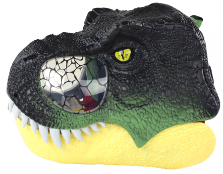 Mască Dinozaur cu Bandă Reglabilă, Lumini și Sunete – Neagră [1]