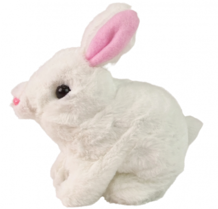 Mascotă Interactivă Iepuraș Alb cu Bol de Morcovi [1]