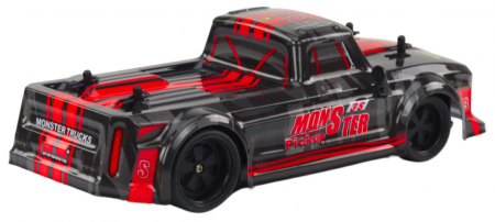 Mașină cu Telecomandă Pick-Up 1:18 Roți de Cauciuc Roșie [2]