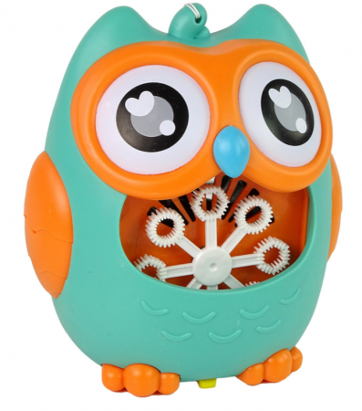 Mașină de Bule de Săpun Bufniță cu Sunet, Culoare Mentă [1]