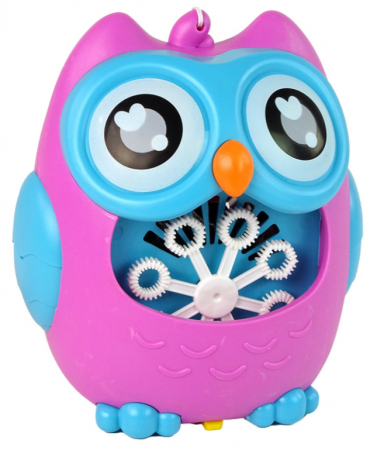 Mașină de Bule de Săpun Bufniță cu Sunet, Roz [1]