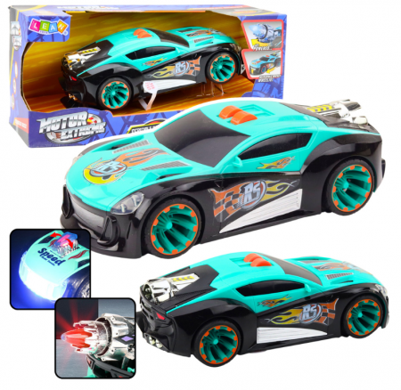 Masini si motociclete - Mașină de curse Rocket, tracțiune pe roata din spate, lumini și sunete