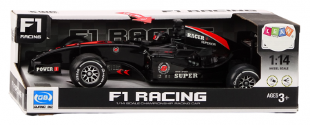 Mașină de Curse Sportivă F1, Scara 1:14, Neagră, cu Sunete [1]