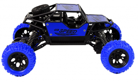 Mașină de teren cu telecomandă R/C 1:18 albastră [4]