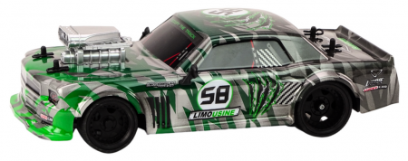 Mașină RC cu Telecomandă 1:16 Drift Roți de Cauciuc Verde [1]