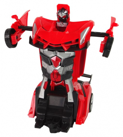 Mașină Robot 2în1 cu Telecomandă – Roșie [1]