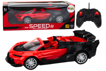Jucarii cu telecomanda - Mașină sport cu telecomandă RC 1:18 Roșie
