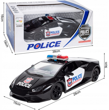 Mașină Sport Poliție RC – Scara 1:14 [1]
