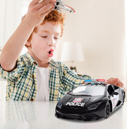 Mașină Sport Poliție RC – Scara 1:14 [4]