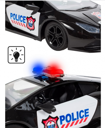Mașină Sport Poliție RC – Scara 1:14 [6]