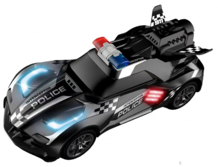 Mașină Sport Poliție Telecomandă R/C Neagră [3]