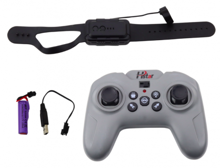 Mașină sport RC cu telecomandă, efect de fum, 2.4G, neagră [3]