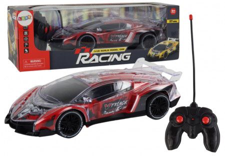 Jucarii cu telecomanda - Mașină Sport RC cu Telecomandă, Scară 1:16, Lumină Roșie