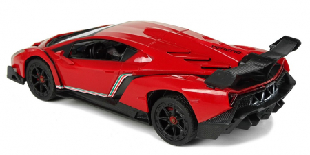 Mașină sport telecomandată 1:24 Lamborghini Veneno Roșu 2.4 GHz cu lumini [2]