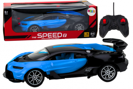 Jucarii cu telecomanda - Mașină sport telecomandată RC Albastră 1:16