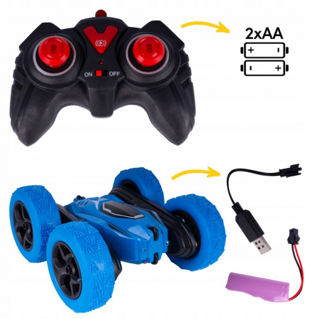 Mașină Twister 360° – Acrobat Radiocomandat cu LED [6]