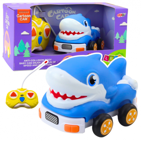 Jucarii cu telecomanda - Mașinuță cu telecomandă pentru copii – Shark albastru