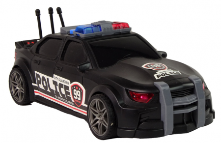Mașinuță de Poliție Neagră cu Lumini și Sunete [3]