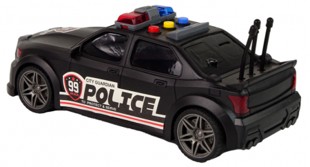 Mașinuță de Poliție Neagră cu Lumini și Sunete [2]
