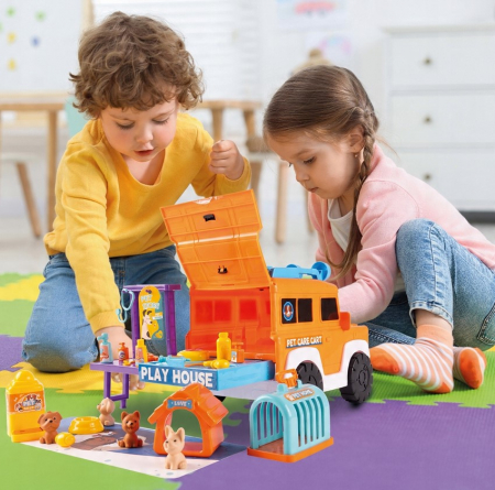 Mașinuță off-road – Salon mobil de îngrijire cu cățeluși [5]