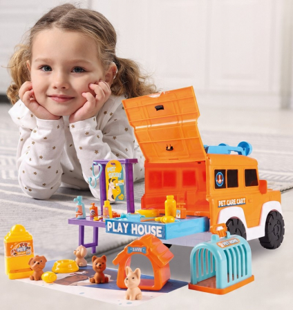 Mașinuță off-road – Salon mobil de îngrijire cu cățeluși [3]