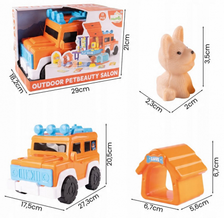 Mașinuță off-road – Salon mobil de îngrijire cu cățeluși [1]