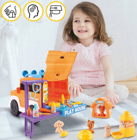 Mașinuță off-road – Salon mobil de îngrijire cu cățeluși [6]