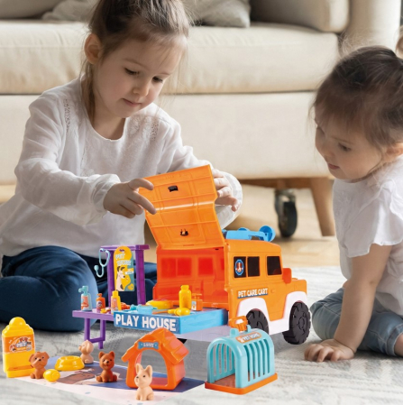 Mașinuță off-road – Salon mobil de îngrijire cu cățeluși [9]