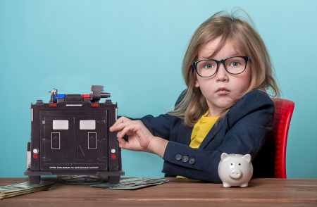 Mașinuță Seif – Pușculiță cu parolă și amprentă, pentru bancnote și monede [4]