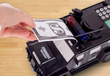 Mașinuță Seif – Pușculiță cu parolă și amprentă, pentru bancnote și monede [9]