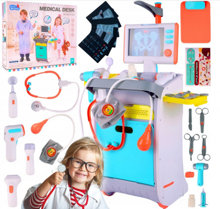 Jucarii diverse - Măsuță Medicală – Set Mic Doctor